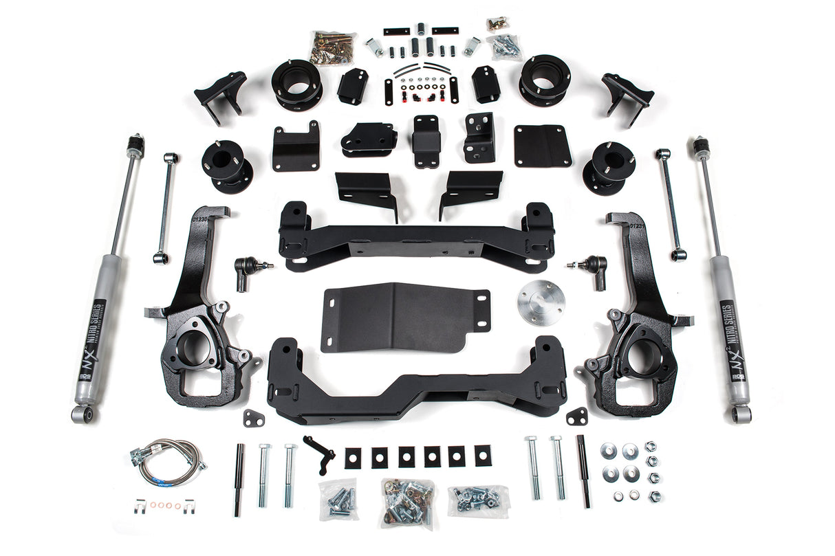 4 Inch Lift Kit - Ram 1500 W/ Air Ride (19-24) 4WD BDS Suspension Suspension Lift Kit AXOPROS