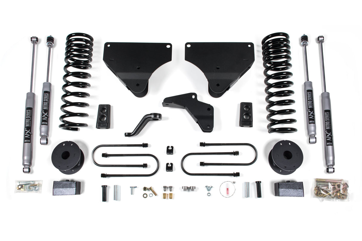 4 Inch Lift Kit - Ram 3500 W/ Rear Air Ride (13-18) 4WD - Gas BDS Suspension Suspension Lift Kit AXOPROS