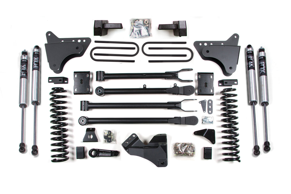 4 Inch Lift Kit W/ 4-Link - Ford F250/F350 Super Duty (11-16) 4WD - Gas BDS Suspension Suspension Lift Kit AXOPROS