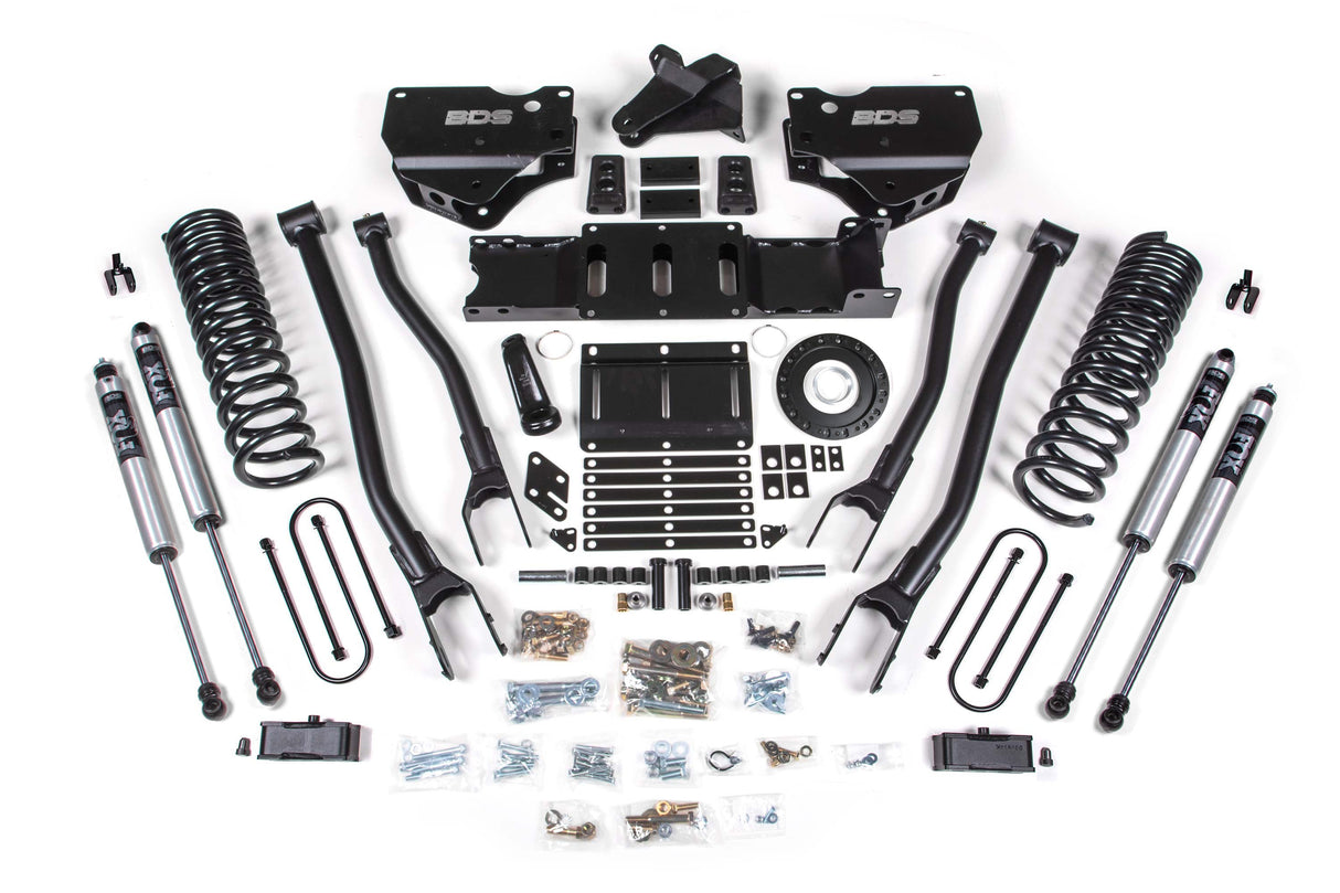 4 Inch Lift Kit W/ 4-Link - Ram 3500 (19-24) 4WD - Diesel BDS Suspension Suspension Lift Kit AXOPROS