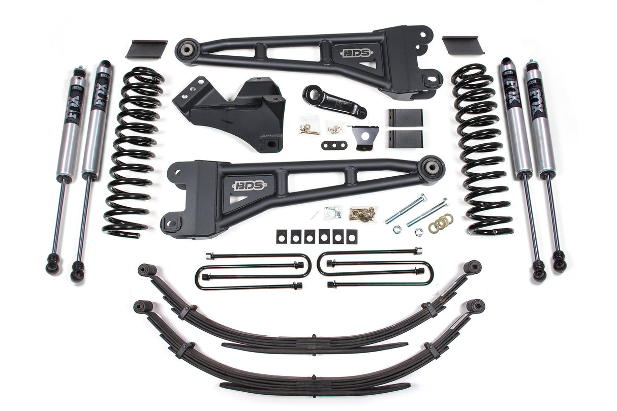 4 Inch Lift Kit W/ Radius Arm - Ford F250/F350 Super Duty (11-16) 4WD - Gas BDS Suspension Suspension Lift Kit AXOPROS