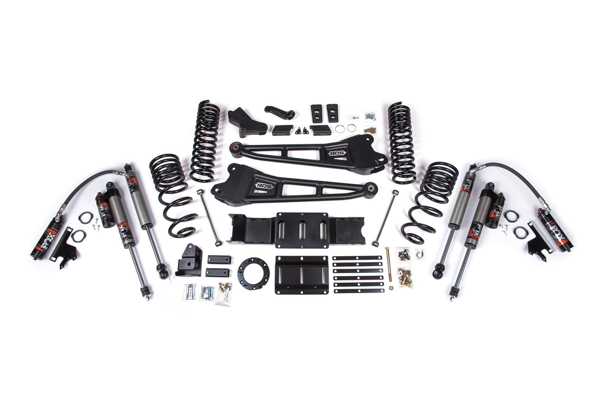 4 Inch Lift Kit W/ Radius Arm - Ram 2500 (19-24) 4WD - Gas BDS Suspension Suspension Lift Kit AXOPROS