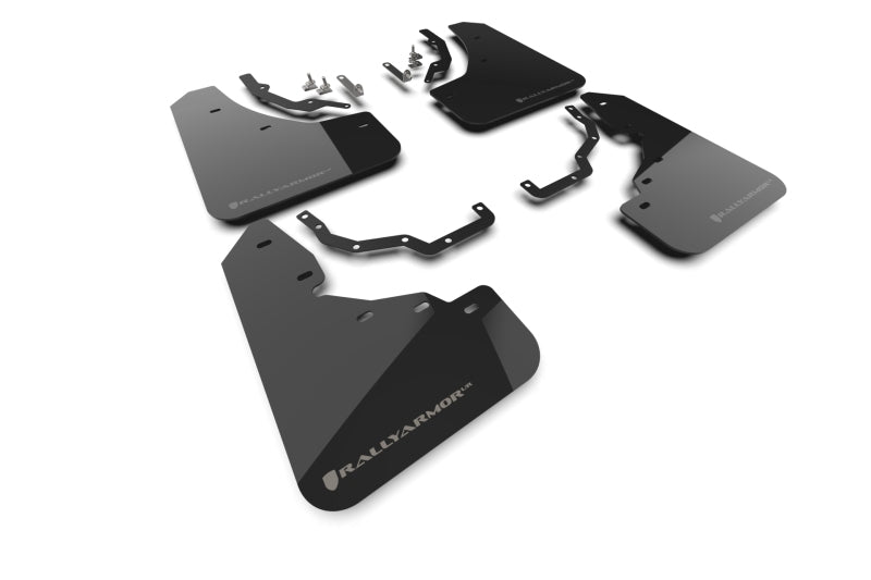 Rally Armor 24-25 Lexus GX 550 Luxury Black UR Mud Flap - Silver Logo Rally Armor Mud Flaps AXOPROS