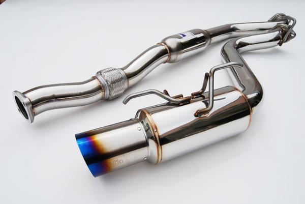 Invidia 08+ WRX Hatch 76mm REGULAR Titanium Tip Cat-back Exhaust Invidia Catback AXOPROS