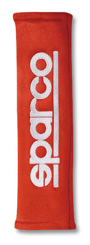 Sparco Belt Pad 2In Alcantara Red SPARCO Seat Belts & Harnesses AXOPROS