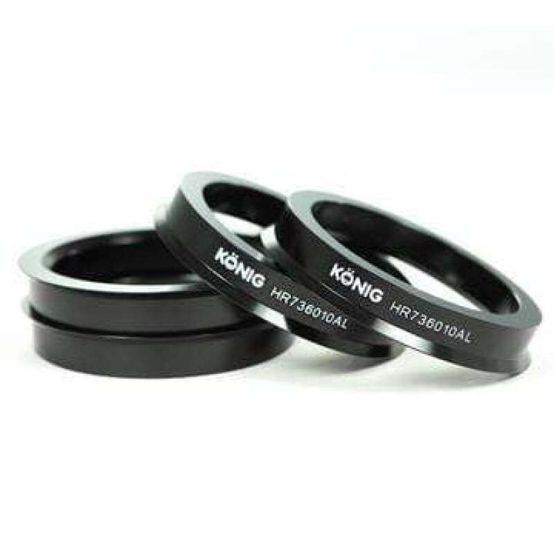 Konig Aluminum Hub Ring 73.1mm O.D. / 60.1mm I.D. (4pcs) Konig Wheel Accessories AXOPROS
