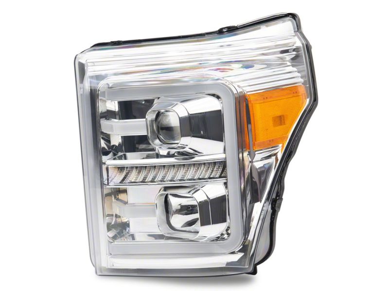 Raxiom Raxiom 11-16 Ford F-250 Super Duty LED Projector Headlights - Chrome Housing (Clear Lens) Headlights aftermarket performance part