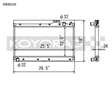 Koyo 89-97 Mazda MX-5 Miata 1.6/1.8L (MT) Radiator Koyo Radiators  AXOPROS