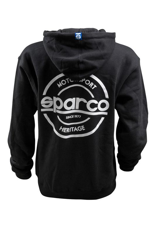 Sparco Sweatshirt Hooded S-Seal Blk Xlrg SPARCO Sweatshirts AXOPROS