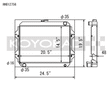 Koyo 76-77 Toyota Celica 2.2L I4 (MT) Radiator Koyo Radiators  AXOPROS