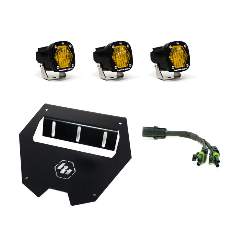 Baja Designs Polaris Pro-R S1 Lower Fascia Kit Baja Designs Light Bars & Cubes AXOPROS