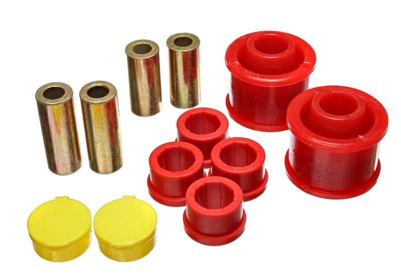 Energy Suspension 06-07 Mitsubishi Eclipse FWD Red Front Control Arm Bushing Set Energy Suspension Bushing Kits AXOPROS