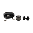 DeatschWerks Stainless Steel 6AN 10 Micron Universal Inline Fuel Filter Housing Kit (70mm) DeatschWerks Fuel Filters  AXOPROS