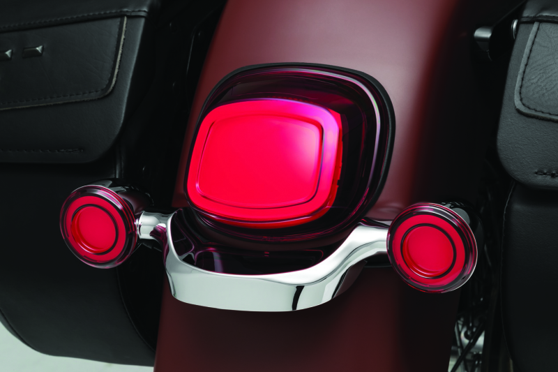 Kuryakyn Tracer LED Taillight Red Lens Without License Light Kuryakyn Tail Lights AXOPROS
