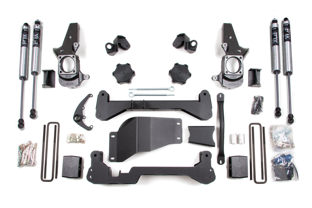 4.5 Inch Lift Kit - Chevy Silverado Or GMC Sierra 2500HD/3500 (01-10) SRW 4WD BDS Suspension Suspension Lift Kit AXOPROS