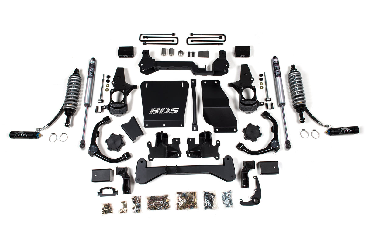 4.5 Inch Lift Kit - FOX 2.5 Coil-Over Conversion - Chevy Silverado Or GMC Sierra 2500HD/3500HD (01-10) - Diesel BDS Suspension Suspension Lift Kit AXOPROS