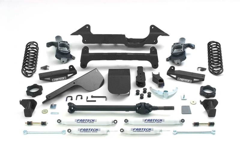 Fabtech 03-08 Hummer H2 Suv/Sut 4WD w/Rr Coil Springs 6in Perf Sys w/Perf Shks Fabtech Lift Kits  AXOPROS