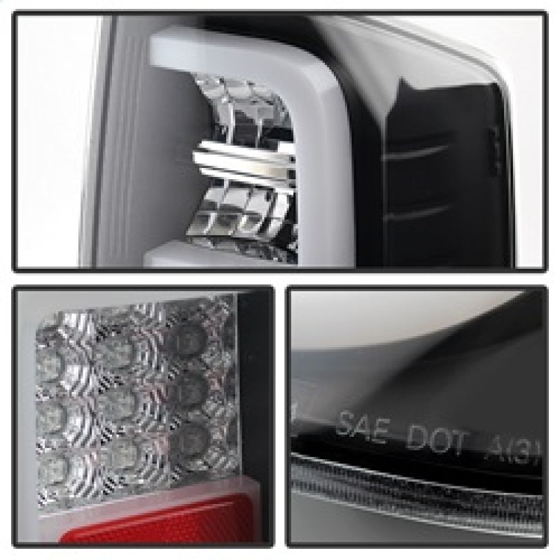 Spyder Toyota Tundra 2014-2016 Light Bar LED Tail Lights Black ALT-YD-TTU14-LED-BK SPYDER Tail Lights  AXOPROS