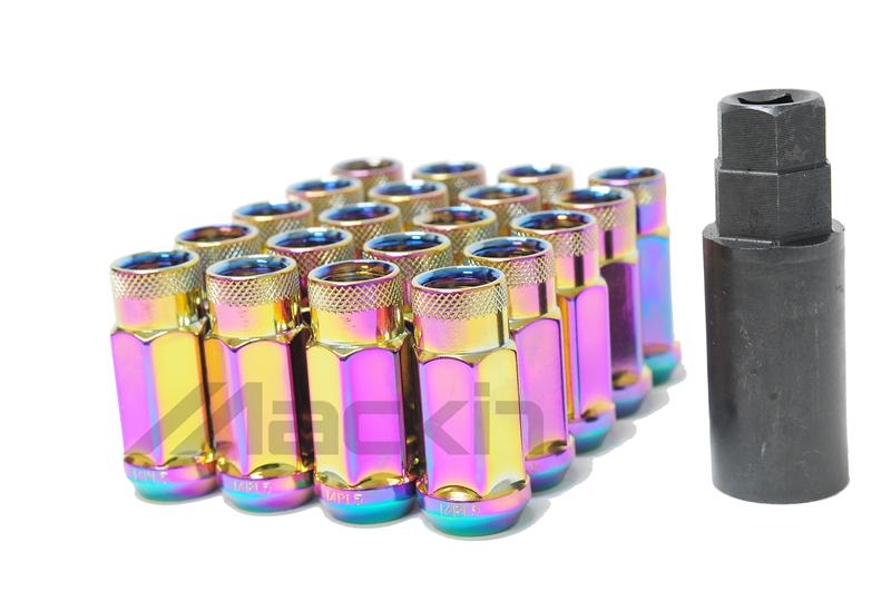 Wheel Mate Wheel Mate Monster Locking Lug Nut Set of 4 - Chrome 14x1.50 Lug Nuts aftermarket performance part
