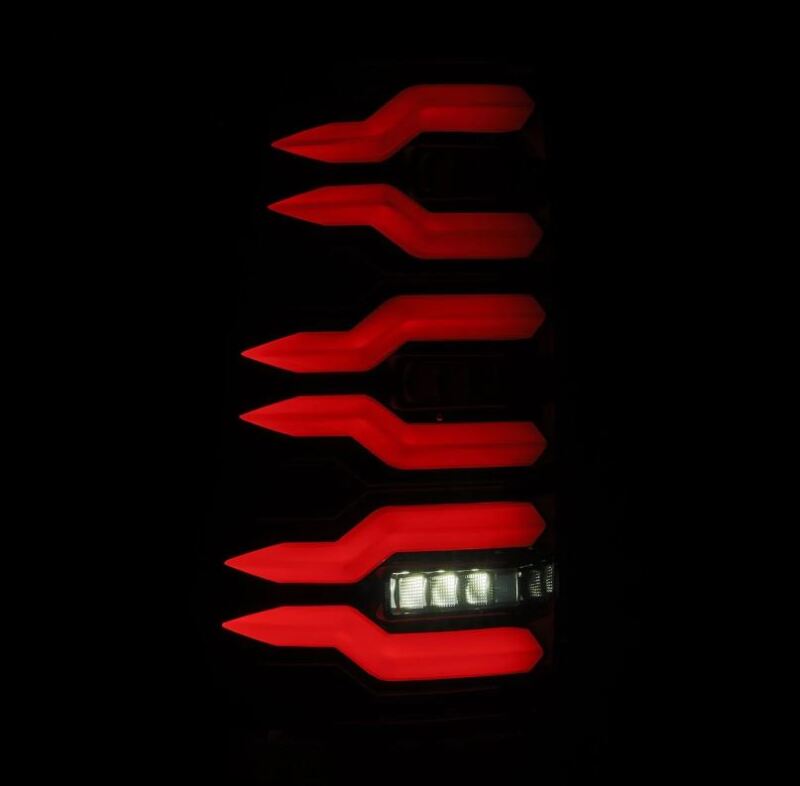 AlphaRex 99-06 Chevrolet Silverado Sierra LUXX-Series LED Tail Lights Alpha-Black AlphaRex Tail Lights  AXOPROS