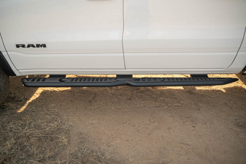DV8 Offroad DV8 Offroad 19-25 RAM 1500 Crew Cab OE Plus Side Steps - Black Steel Side Steps aftermarket performance part