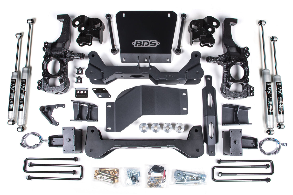 5 Inch Lift Kit - Chevy Silverado Or GMC Sierra 2500HD/3500HD (20-24) 4WD BDS Suspension Suspension Lift Kit AXOPROS