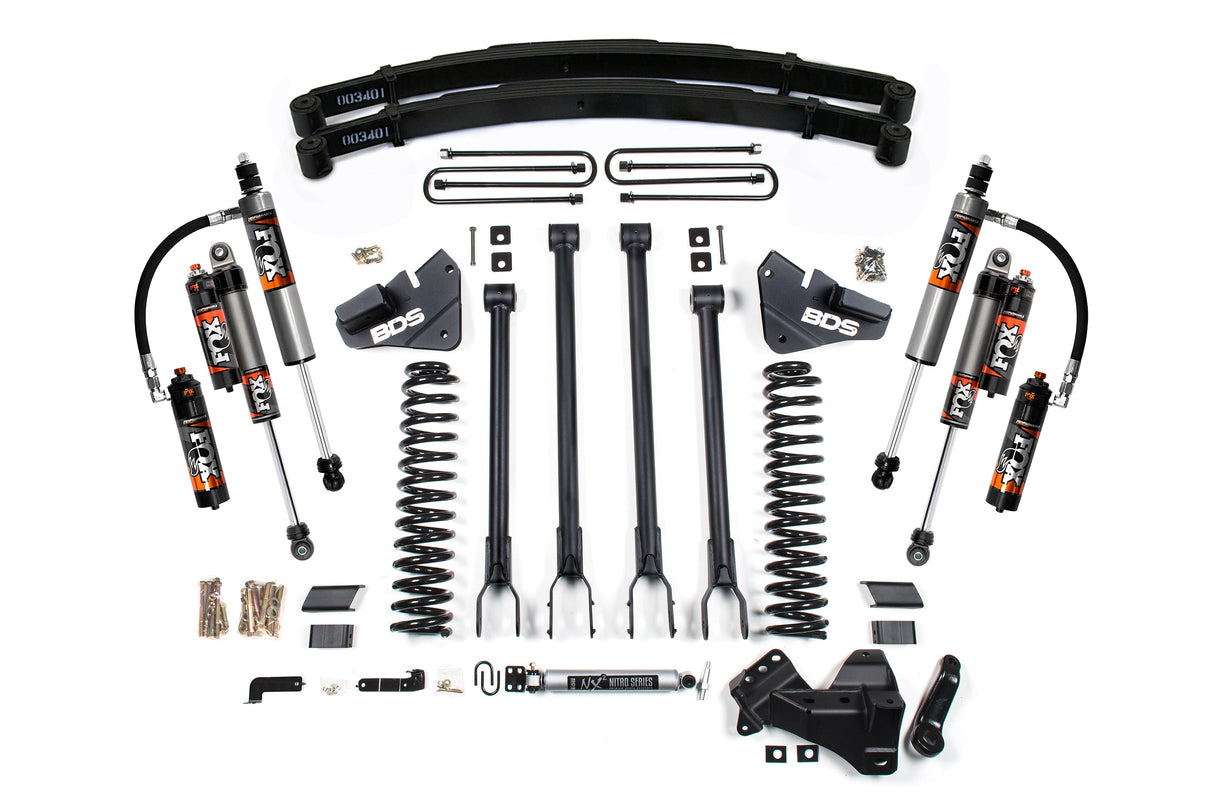 5 Inch Lift Kit W/ 4-Link - Ford F250/F350 Super Duty (20-22) 4WD - Gas BDS Suspension Suspension Lift Kit AXOPROS