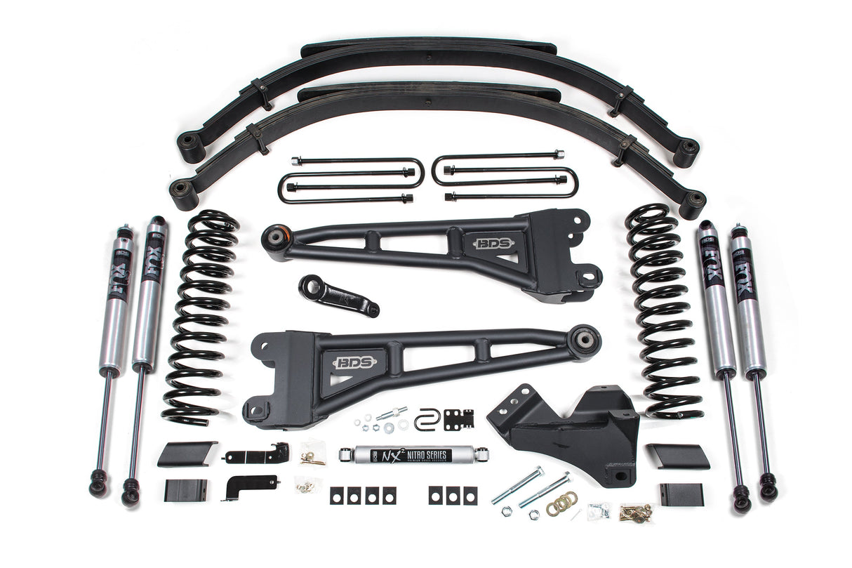 5 Inch Lift Kit W/ Radius Arm - Ford F250/F350 Super Duty (23-24) 4WD - Diesel BDS Suspension Suspension Lift Kit AXOPROS