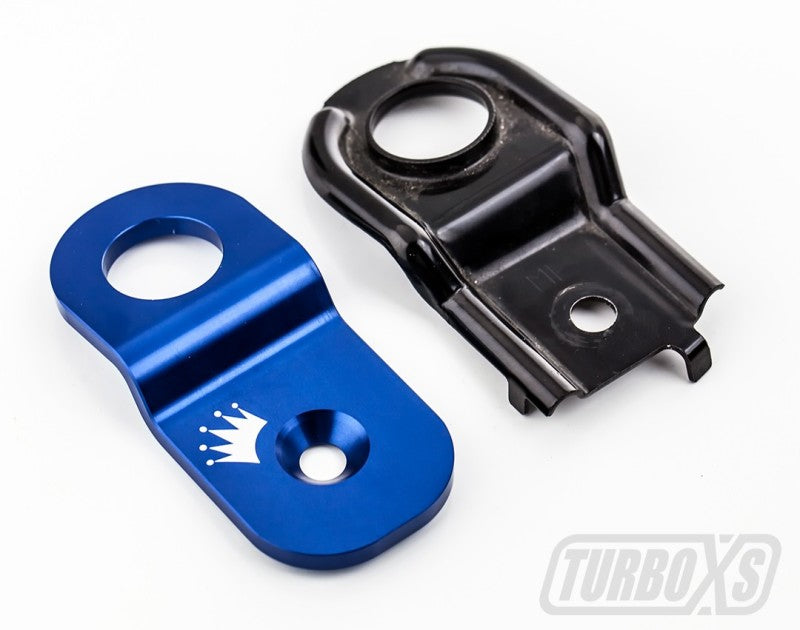 Turbo XS 15-16 Subaru WRX/STI Billet Aluminum Radiator Stay - Red Turbo XS Radiator Stays  AXOPROS