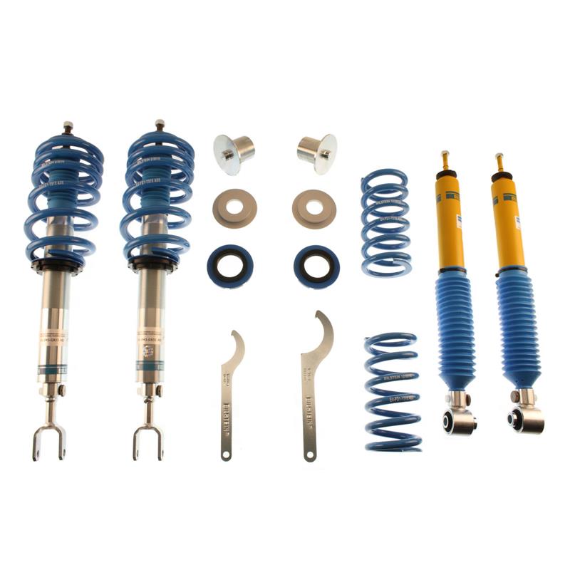 Bilstein B16 2001 Audi S4 Base Front and Rear Performance Suspension System Bilstein Coilovers AXOPROS