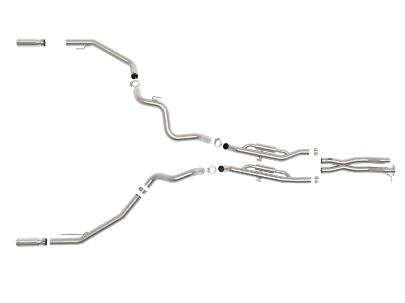 aFe 24-25 Ford Ranger Raptor Vulcan Series 3in 304 SS Cat-Back Exhaust w/ Polished Tips aFe Catback AXOPROS