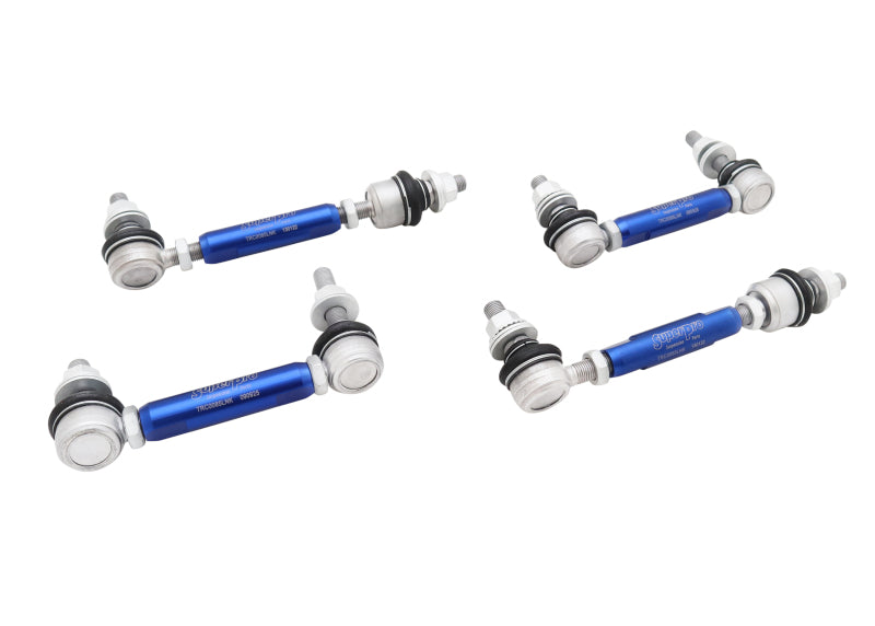 Superpro SuperPro 03-24 Toyota 4Runner HD Adjustable End Link Set (TRC1285L + TRC1285V) Sway Bar Endlinks aftermarket performance part