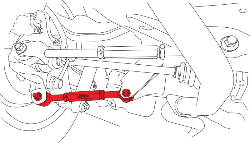 SPC Performance 03-06 Subaru Baja/00-09 Legacy/Outback Rear Camber Kit (SINGLE ARM-REQUIRES 2) SPC Performance Camber Kits  AXOPROS