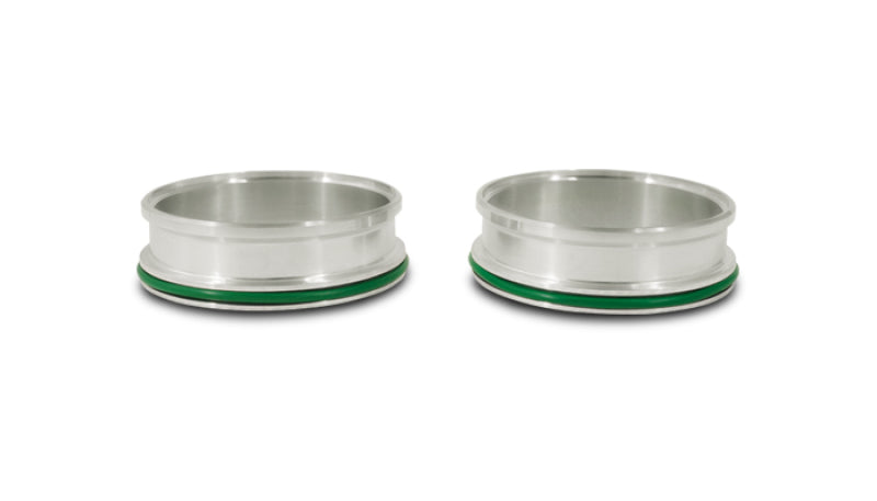 Vibrant Aluminum Weld Ferrules w/ O-Rings for 5in OD Tubing - Sold in Pairs Vibrant Clamps AXOPROS