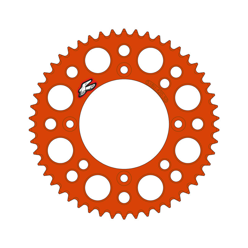 Renthal 2025 KTM 65 Rear Chain Wheel - Orange 420-47GP Teeth Renthal Sprockets AXOPROS