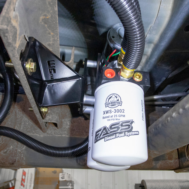 Wehrli 11-16 Chevrolet 6.6L Duramax FASS Fuel System Relocation Bracket (Crew Cab Only) Wehrli Fuel Pump - External Mounts  AXOPROS