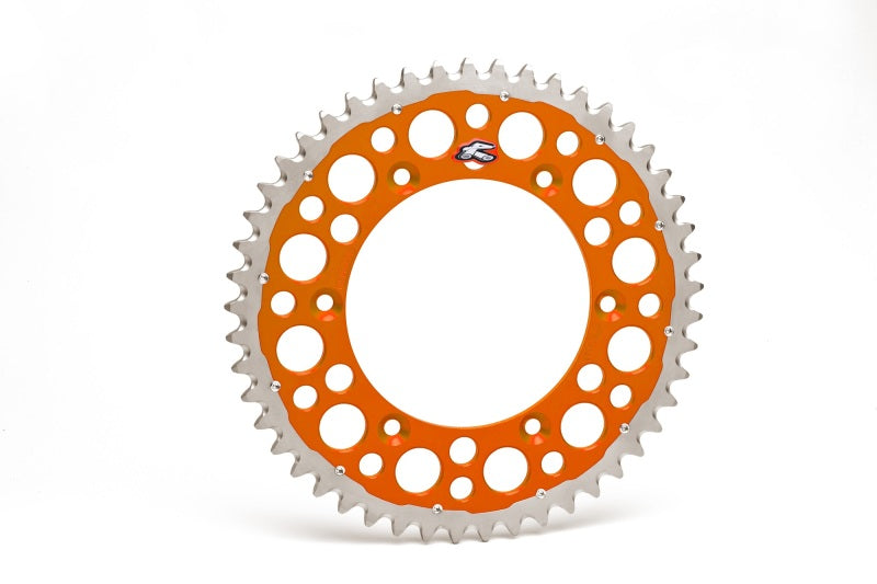 Renthal 2021 KTM 300 EXC CKD BR Rear Twinring - Orange 520-52P Teeth Renthal Sprockets AXOPROS