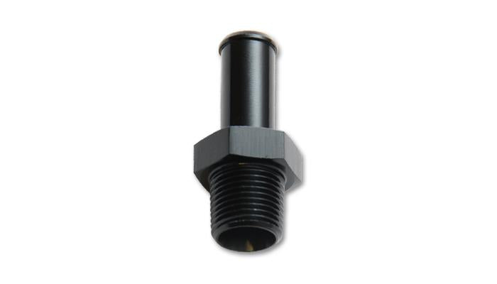 Vibrant 3/4in NPT to 3/4in Barb Straight Fitting - Aluminum Vibrant Fittings AXOPROS