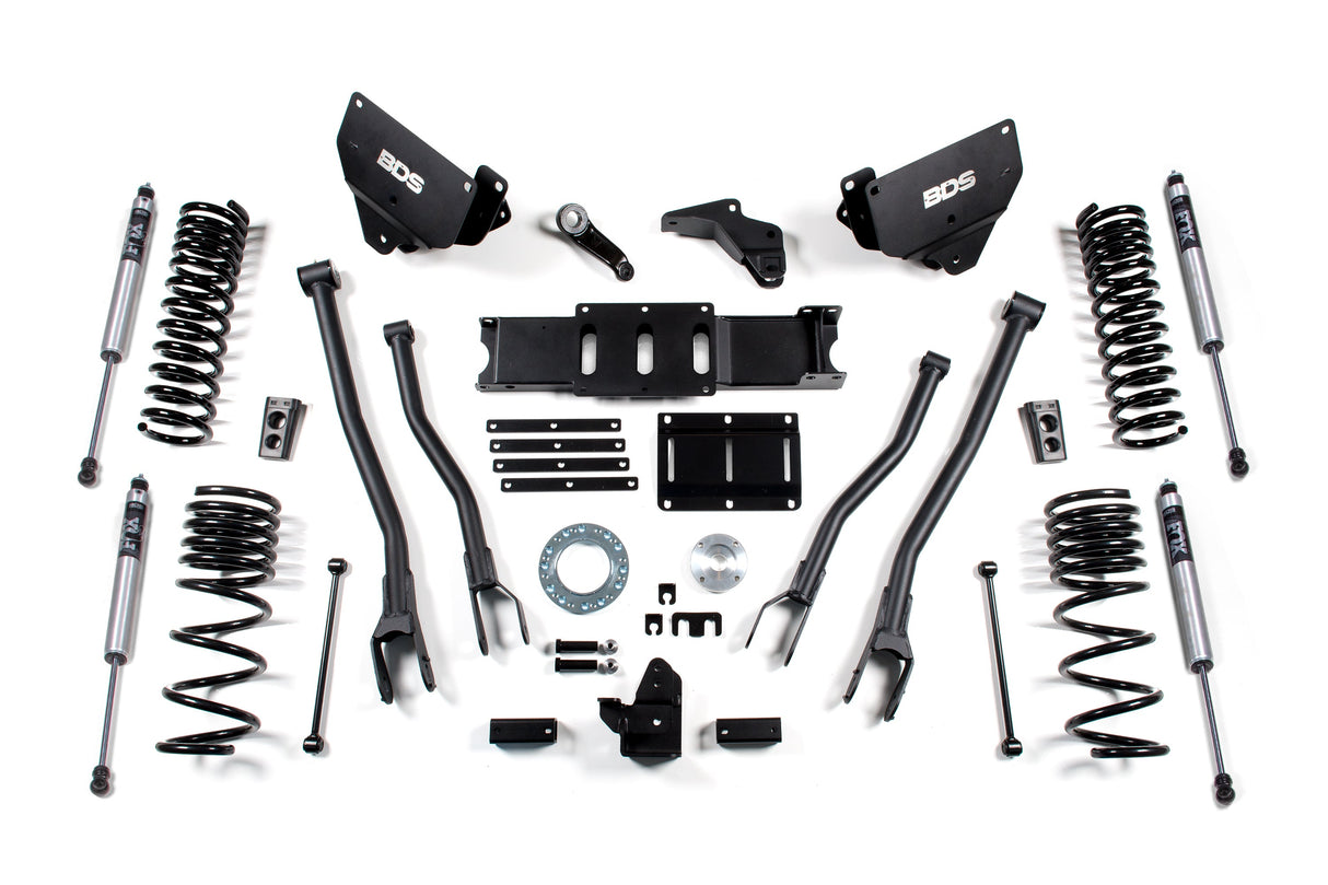 5.5 Inch Lift Kit W/ 4-Link - Ram 2500 (14-18) 4WD - Gas BDS Suspension Suspension Lift Kit AXOPROS