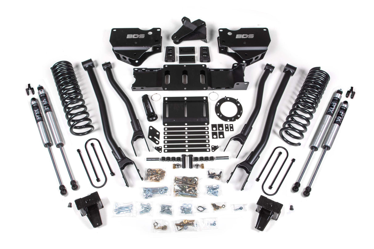 5.5 Inch Lift Kit W/ 4-Link - Ram 3500 (19-24) 4WD - Gas BDS Suspension Suspension Lift Kit AXOPROS