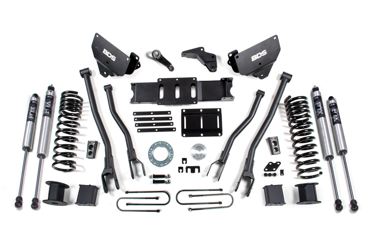 5.5 Inch Lift Kit W/ 4-Link - Ram 3500 W/ Rear Air Ride (13-18) 4WD - Gas BDS Suspension Suspension Lift Kit AXOPROS