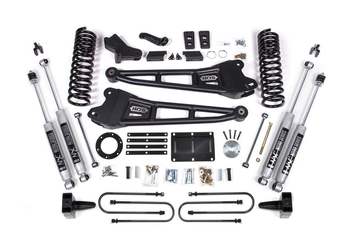 5.5 Inch Lift Kit W/ Radius Arm - Ram 3500 (13-18) 4WD - Gas BDS Suspension Suspension Lift Kit AXOPROS