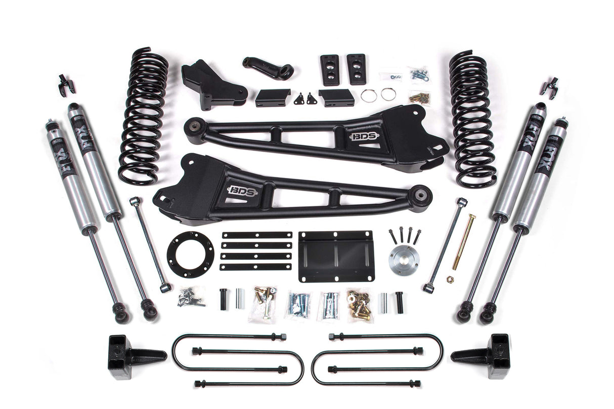 5.5 Inch Lift Kit W/ Radius Arm - Ram 3500 (13-18) 4WD - Gas BDS Suspension Suspension Lift Kit AXOPROS