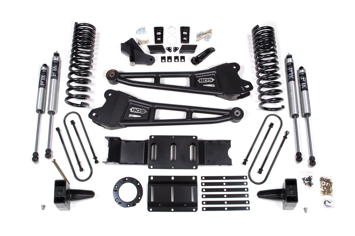 5.5 Inch Lift Kit W/ Radius Arm - Ram 3500 (19-24) 4WD - Gas BDS Suspension Suspension Lift Kit AXOPROS