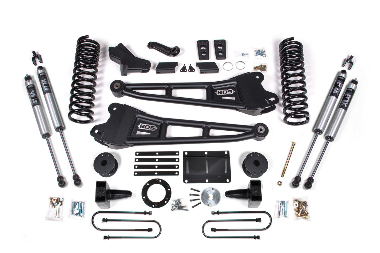 5.5 Inch Lift Kit W/ Radius Arm - Ram 3500 W/ Rear Air Ride (13-18) 4WD - Gas BDS Suspension Suspension Lift Kit AXOPROS