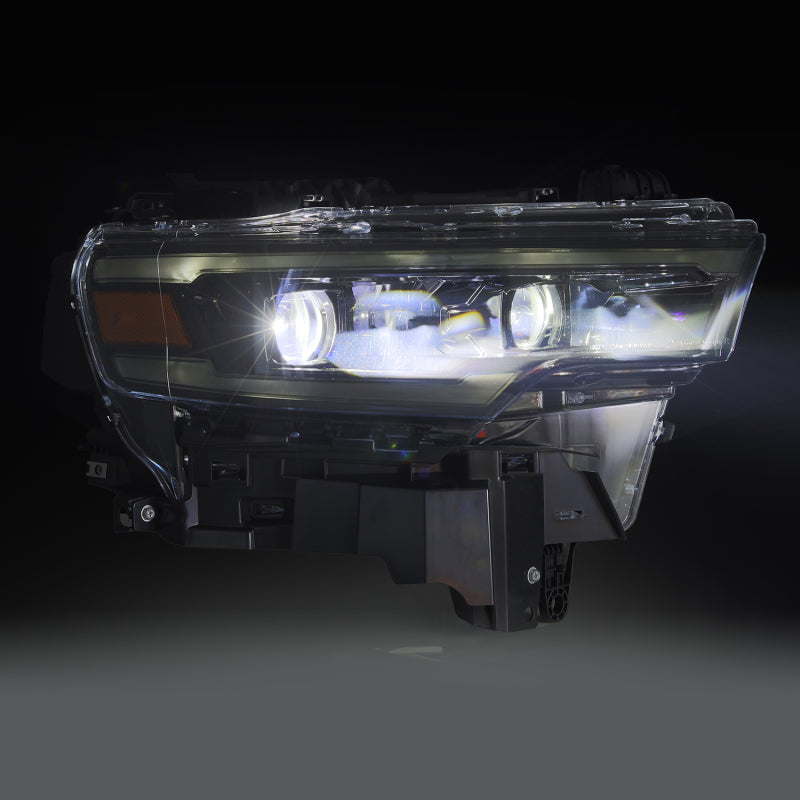 AlphaRex AlphaRex 25-26 Dodge Ram 1500 Luxx LED Proj Headlights -Alpha Black w/Activ Lit/Seq Signal/Switchbk Headlights aftermarket performance part