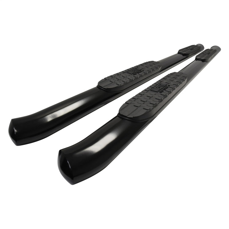 Westin 2022 Toyota Tundra CrewMax PRO TRAXX 4 Oval Nerf Step Bars - Black Westin Nerf Bars AXOPROS