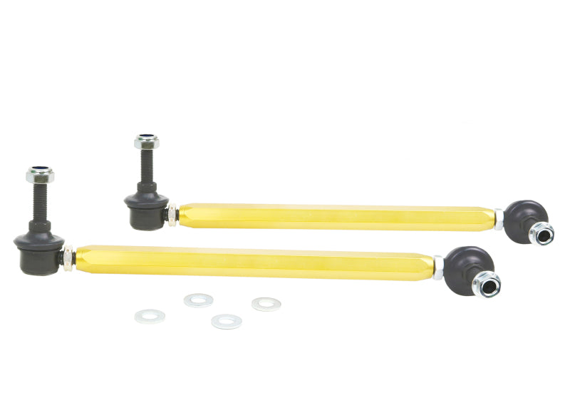 Whiteline Universal Swaybar Link Kit Heavy Duty Adjustable Steel Ball Joint Whiteline Sway Bar Endlinks  AXOPROS