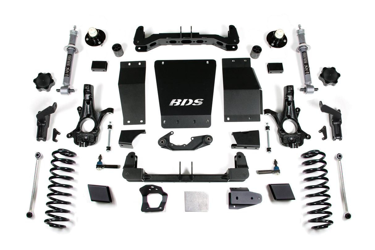 6 Inch Lift Kit - Chevy/GMC Suburban- Tahoe- Yukon/XL 1500 (15-19) 4WD - Autoride Equipped BDS Suspension Suspension Lift Kit AXOPROS