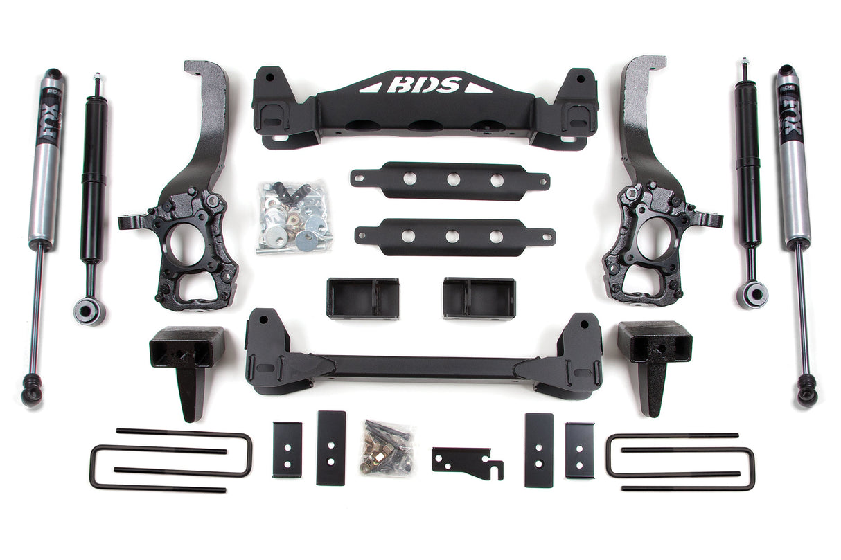 6 Inch Lift Kit - Ford F150 (2014) 2WD BDS Suspension Suspension Lift Kit AXOPROS